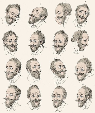 フランス王アンリ4世(1553-1610)の「人類の知識と愛を促進するための人相学に関するエッセイ」John Caspar LAVATER - Daniel Chodowieckiの後のエングレーヴィング。 作： Daniel Nikolaus (after) Chodowiecki