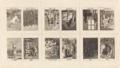 Gellert、Gleim、Hagedorn、Lichtwer、Pfeffel による Fables & Tales の挿絵 作： Daniel Nikolaus Chodowiecki