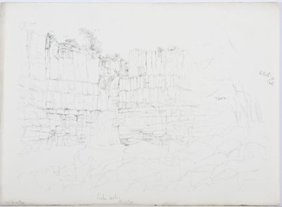 1916年頃（紙に鉛筆とトイレ） 作： Daniel Oliver