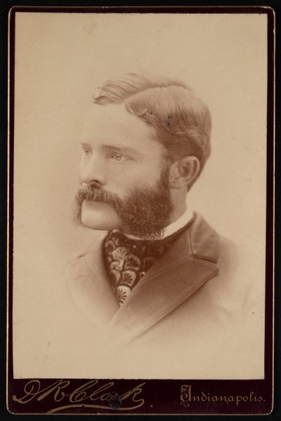 バートン・ウォーレン・エバーマンの肖像、1853～1932年、1900年以前。 作： Daniel R Clark