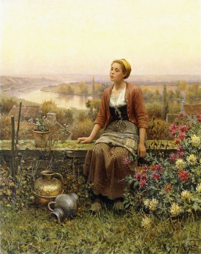 マリー、 作： Daniel Ridgway Knight