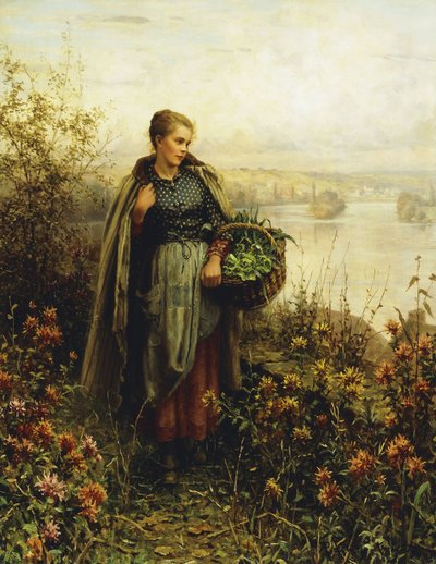 モーニングチル、 作： Daniel Ridgway Knight