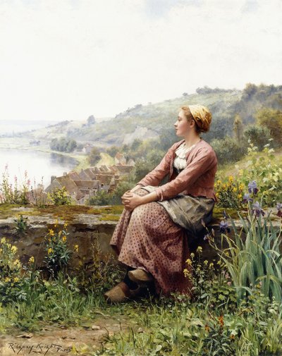 夢想、 作： Daniel Ridgway Knight
