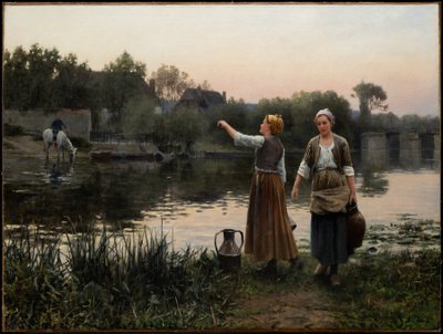 水の運搬船 作： Daniel Ridgway Knight