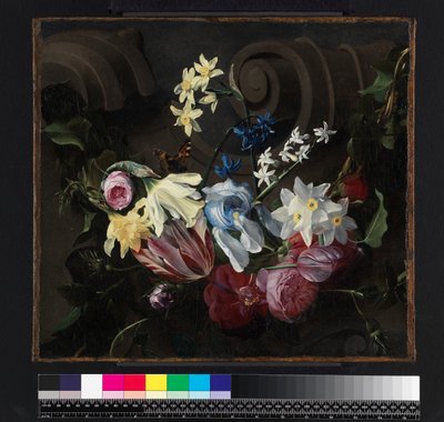 1661年以前の花の花綱 作： Daniel Seghers