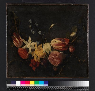 1661年以前の花の花綱 作： Daniel Seghers