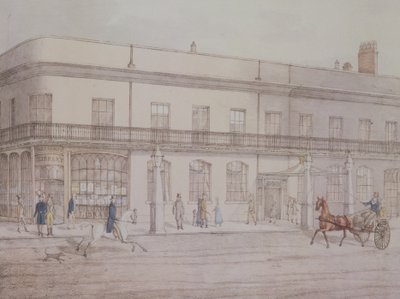 Assembly Rooms＆Williams Library、チェルトナム、1821 作： Daniel Thomas Egerton