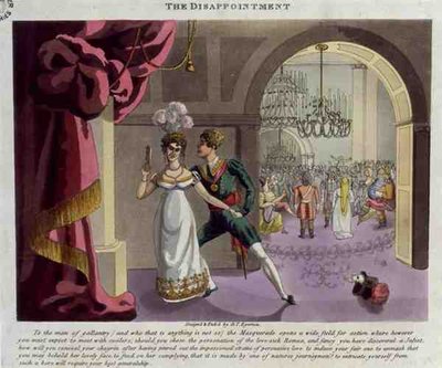失望」1820年代頃、画家によるエッチング（カラーエッチング） 作： Daniel Thomas Egerton