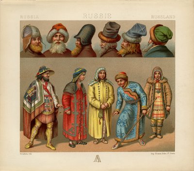 ロシアのドレス、1880 作： Daniel Urrabieta Vierge