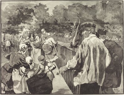 植物園で 作： Daniel Vierge