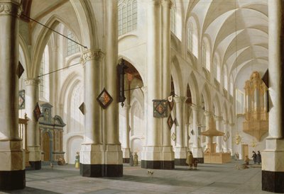 ロッテルダム、聖ラウレンスケルクの内部 作： Daniel de Blieck