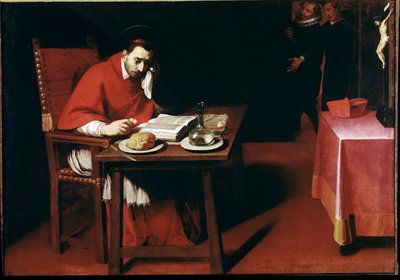シャルル・ボロメオの若き日の姿を表現（絵画 作： Daniele Crespi