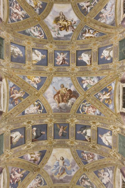 中央身廊の保管庫、S。マリアアスンタ教会、1629年 作： Daniele Crespi