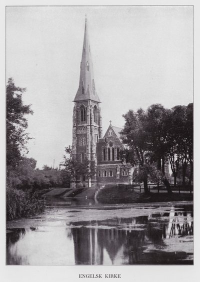 Kjobenhavn / Copenhagen: English Church (bw/photo) 作： Danish Photographer