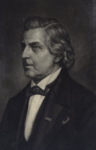 Niels Wilhelm Gade、デンマークの作曲家、指揮者、ヴァイオリニスト、オルガニスト、教師（1817-1890） 作： Danish School