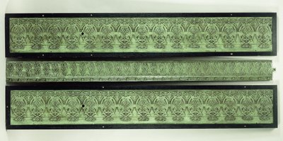 3つのフリーズパネル、1895-1896 作： Dankmar Adler