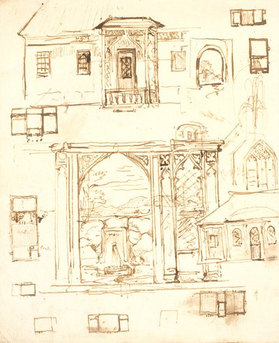 ネオ・ゴシック様式の建築と装飾の研究 作： Dankvart Dreyer