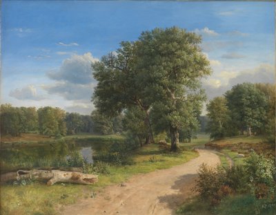 Hammermøllen、北ジーランドの近くの風景 作： Dankvart Dreyer