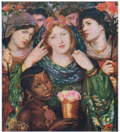 マイ・マガジン』（アーサー・ミー）の挿絵「最愛の人」、1920-30年頃（カラーリトグラフ） 作： Dante Gabriel (after) Rossetti
