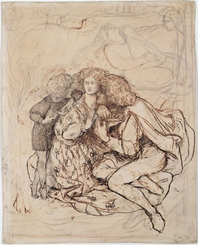 猫のゆりかご 作： Dante Gabriel Charles Rossetti