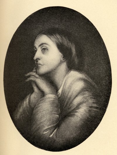 クリスティーナジョージナロセッティ（1830-94）のイラスト「有名な女性の家への小さな旅」、1897年発行 作： Dante Gabriel Charles Rossetti