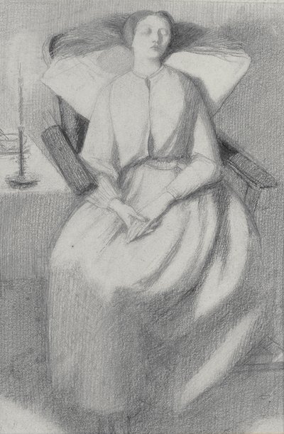 エリザベス・シドダル 作： Dante Gabriel Charles Rossetti