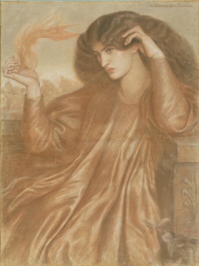 炎の女 作： Dante Gabriel Charles Rossetti
