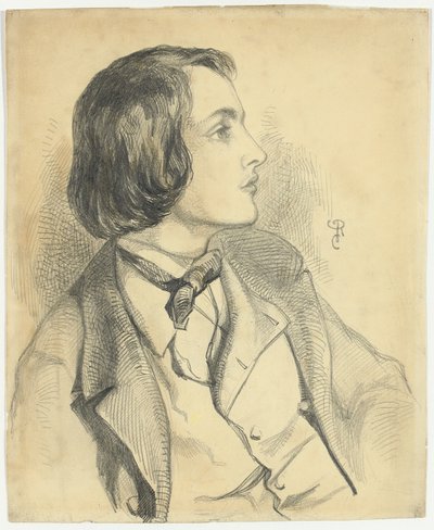 ウィリアム・マイケル・ロセッティの肖像 作： Dante Gabriel Charles Rossetti