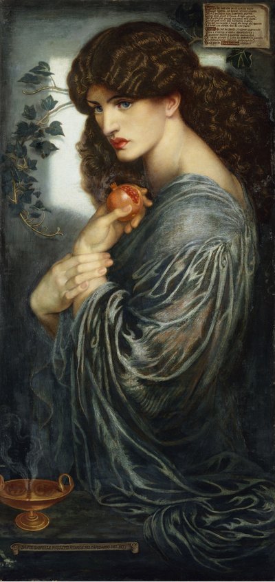 プロセルパイン、1882 作： Dante Gabriel Charles Rossetti