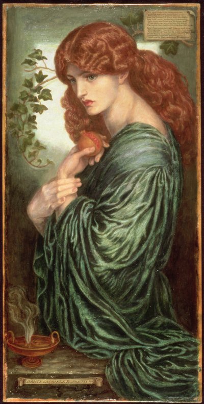 プロセルパイン、1882 作： Dante Gabriel Charles Rossetti