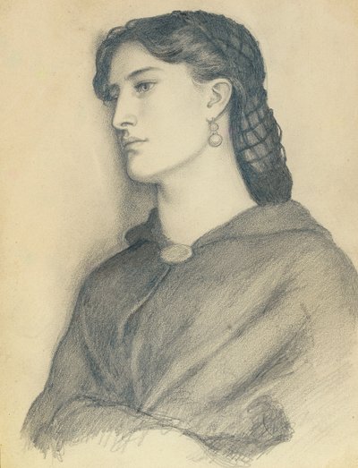 アギー・マネッティの研究 作： Dante Gabriel Charles Rossetti