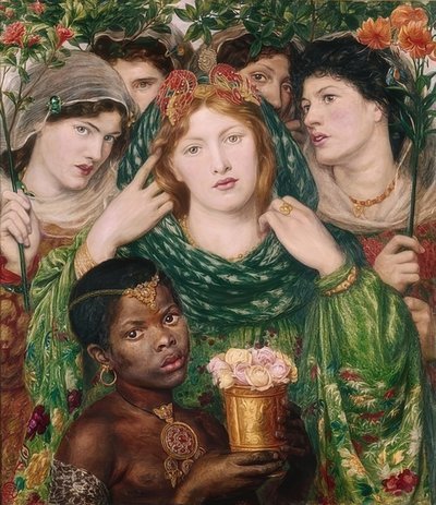 最愛の人。 1865-66 作： Dante Gabriel Charles Rossetti