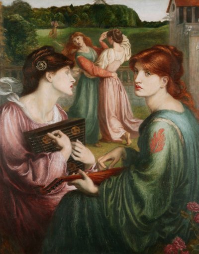 ザ・バウワー・メドウ 作： Dante Gabriel Charles Rossetti