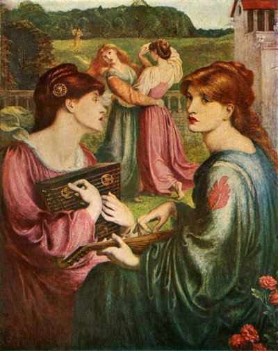 バウアー草原、1850-1872、c1912 作： Dante Gabriel Charles Rossetti