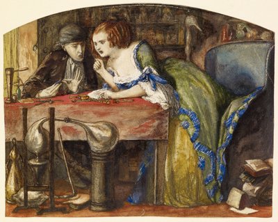 研究所 作： Dante Gabriel Charles Rossetti