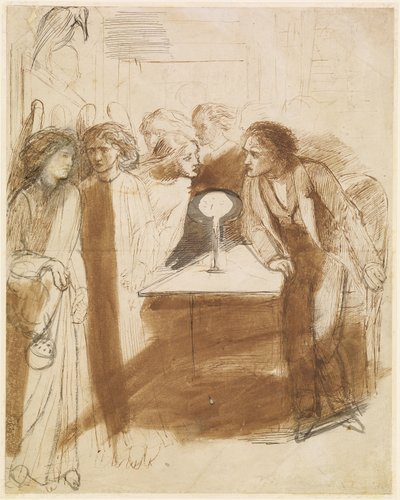 レイヴン-エンジェルフットフォールズ、1847年 作： Dante Gabriel Charles Rossetti