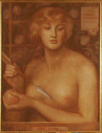 ヴィーナスバーティコルディア、1867年 作： Dante Gabriel Charles Rossetti
