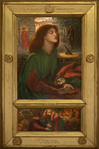 ベアタ ベアトリクス、187172。 作： Dante Gabriel Rossetti