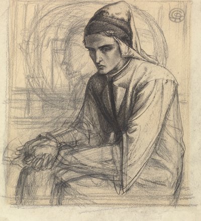 Dante in Meditation Holding a Pomegranate   1434869   ja       japanese Successfully Translated  Original: Richard lifted his head and gazed upon his wife, illustration from Shakespeares stories of the English Kings, published by George Harrap & Son Transl 作： Dante Gabriel Rossetti