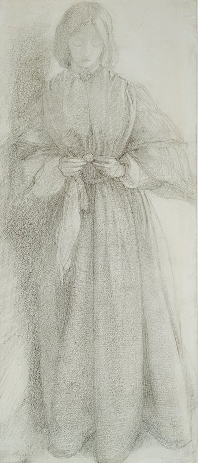 エリザベス・シッダル（ダンテ・ガブリエル・ロセッティ夫人） 作： Dante Gabriel Rossetti