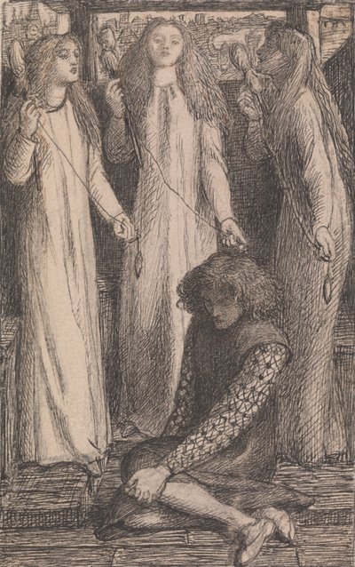 Kuvitus Elfen-Meren piikalle 作： Dante Gabriel Rossetti