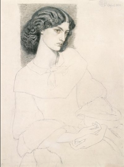 ジェーン・バーデン（1840-1914） 作： ダンテ・ゲイブリエル・ロセッティ