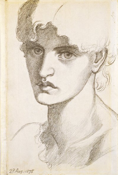 ジェーン・モリス 作： Dante Gabriel Rossetti