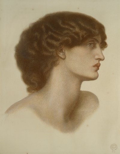 ダークパール、1871年 作： Dante Gabriel Rossetti