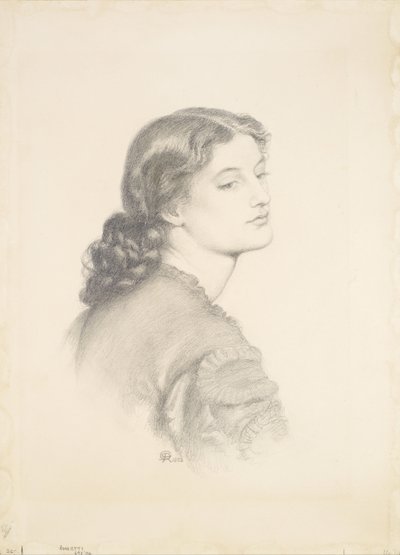 エイダ・ヴァーノンの肖像 作： Dante Gabriel Rossetti