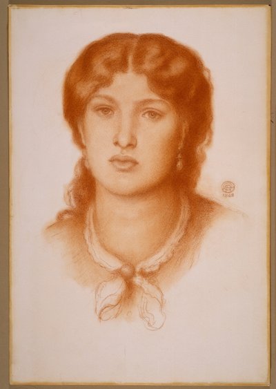 ファニー・コーンフォースの肖像 作： Dante Gabriel Rossetti
