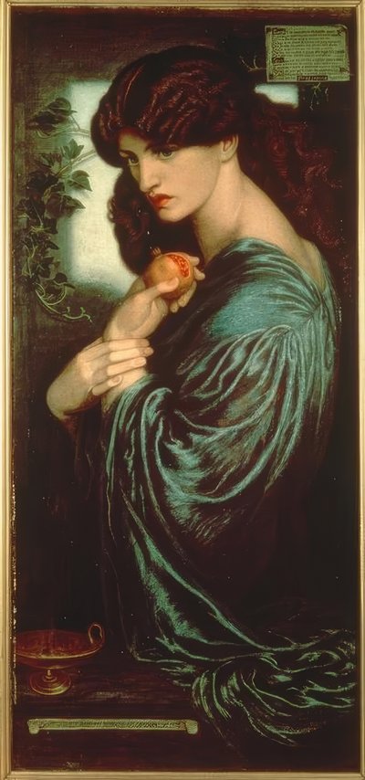 プロセルピナ 作： Dante Gabriel Charles Rossetti
