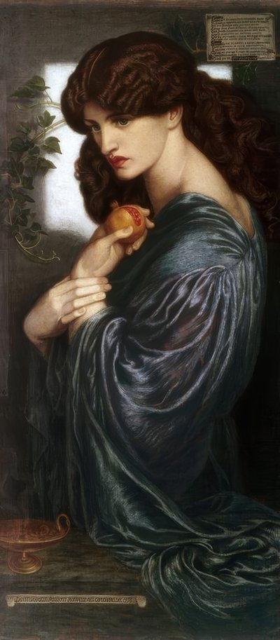 プロセルピナ 作： Dante Gabriel Charles Rossetti