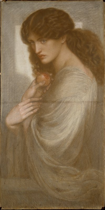 プロセルピナ、1871年 作： Dante Gabriel Rossetti