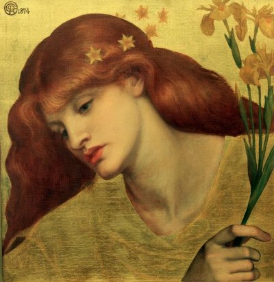 聖なるリリアス 作： Dante Gabriel Charles Rossetti